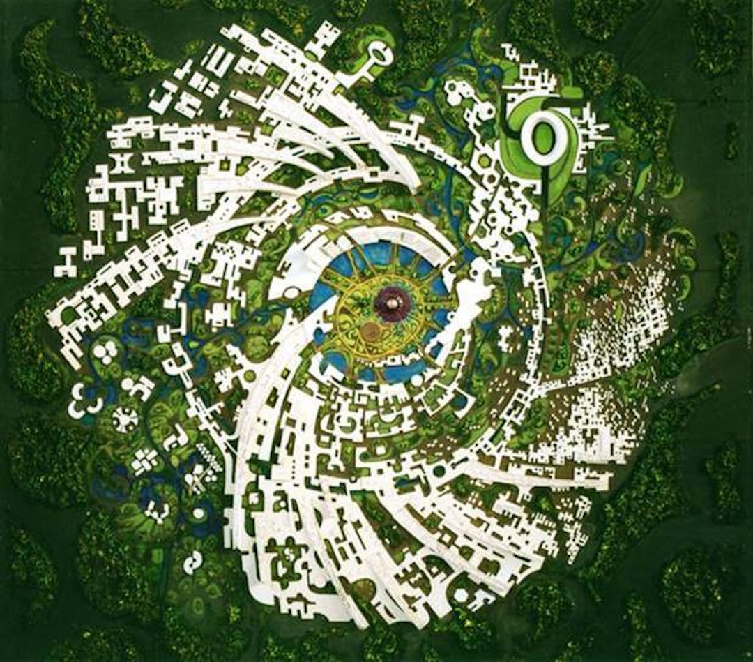 Auroville galaxy master plan
